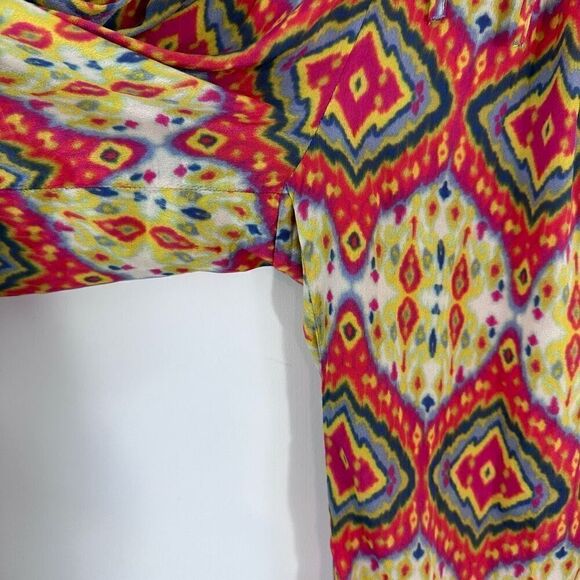 Alberto Makali Colorful Tribal Print Polyester Pants - Picture 6 of 6